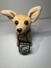 Taco Bell 6" Talking Chihuahua Plush, "Wanted Chalupa"Dog |sound Not Working