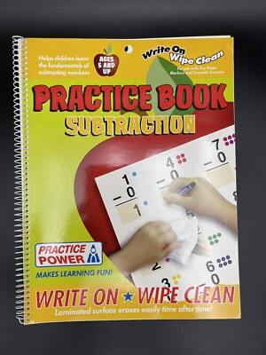 Practice Power Practice Book Subtraction Write on Wipe off Greenbrier/Scentex