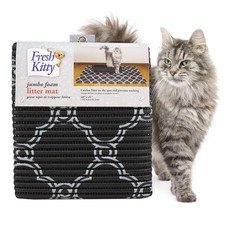 Fresh Kitty Durable XL Jumbo Foam Litter Box Mat No Phthalate, Water Res
