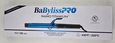 BaBylissPRO Nano Titanium Professional Curling Iron with Extended Barrel 1.25"