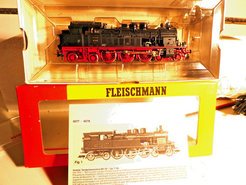 Fleischmann H0 Lok.  Gleichstr. analog , BR 78510 ,gebraucht , guter Zustand  | Zustand: Gebraucht
