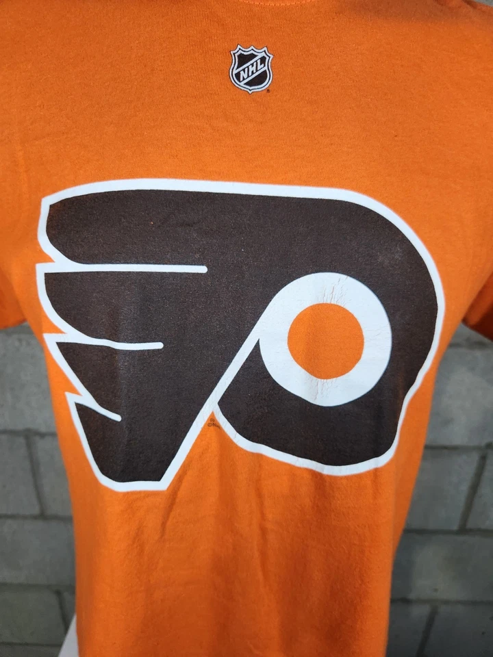 Camiseta NHL Philadelphia Flyers Chris Pronger #20 Naranja Reebok Talla Grande Foto 4 de 4