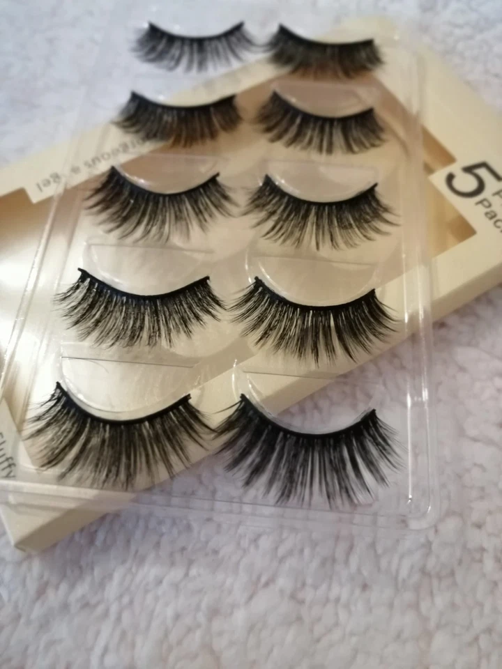 15x Pairs 3D Mink False Eyelashes Wispy Cross Long Thick Soft Fake Eye Lashes UK - Image 4 of 4