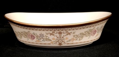LENOX CASTLE GARDEN OVAL VEGETABLE BOWL 10 1/8'' X 6 1/4'' USA