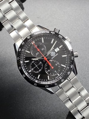 TAG Heuer Carrera Men's Black Watch - CV2014 w/ B&P