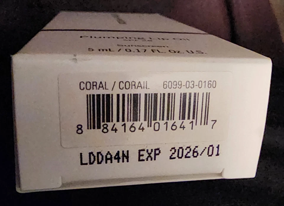 RODAN + FIELDS Plumping Lip Oil SPF 28 Sunscreen 0.17 fl oz CORAL EXP 01/2026 - Image 2 of 2