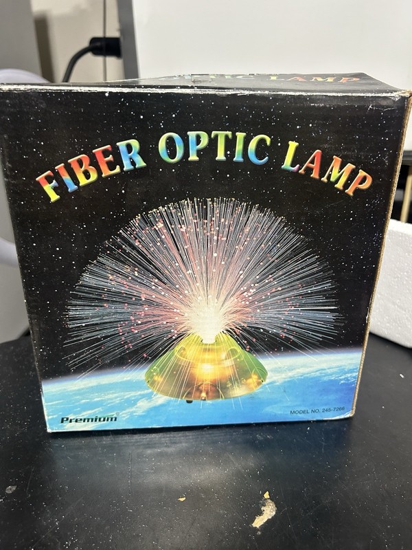 Fiber Optic Lamp Fantasy Rotating Colorfully Lamp