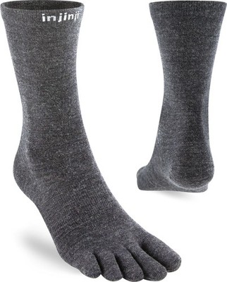 Injinji Liner Crew Wool Laufsocken 5 Finger Unisex Wollmischung Blau