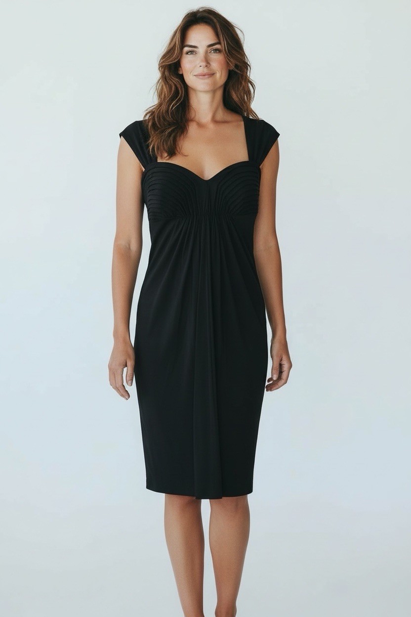 BCBG Maxazria Women’s Size Small Sleeveless Solid Black Evening Dress