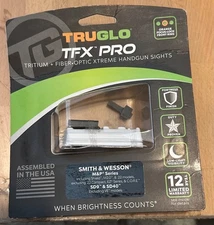 NEW Truglo TFX Pro Tritium Sight For S&W M&P Shield SD9 SD40 TG13MP1PC