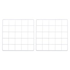 10x10 Inch Wall Grid Panel 2 Pcs Metal Wire Photo Wall Decorative Grid for Ph...