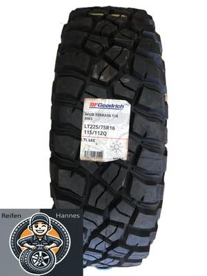 1x Sommerreifen BFGoodrich Mud Terrain T/A KM3 225/75 R16 115Q NEU DOT22