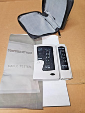 Inland Network NS-468 RJ45 RJ11 NETWORK CABLE TESTER - WITH REMOTE Case