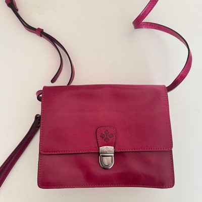 Patricia Nash Lanza Red Crossbody Leather Bag