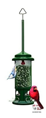 Squirrel Buster Standard Squirrel-proof w/4 Metal Perches, 1 Pack Bird Feeder