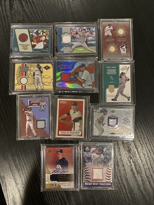 Topps Upper Deck MLB Trading Card Lot 10 - Game-Worn Jersey, Autograph, Ramirez 