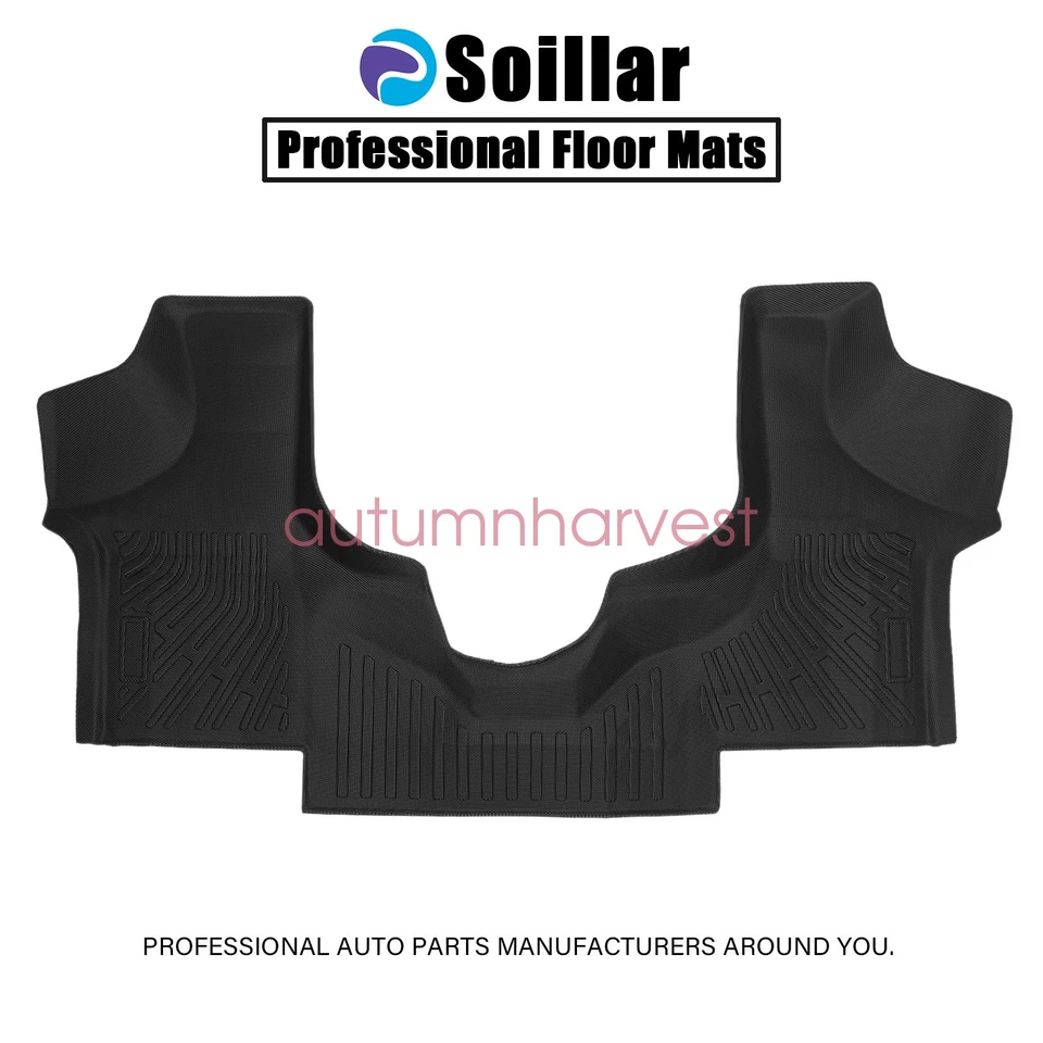 Tapetes forrados primera fila para Chevrolet Express GMC Savana TPE 2008-2025 negro Foto 2 de 4