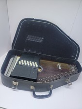 Vintage Oscar Schmidt International 21 C/R Autoharp 21 Chord USA w/ Hard Case