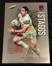 2026 NRL SELECT LEAGUE HEROES CARD -[BRISBANE]- 10 Kotoni STAGGS - HOBBY SILVER
