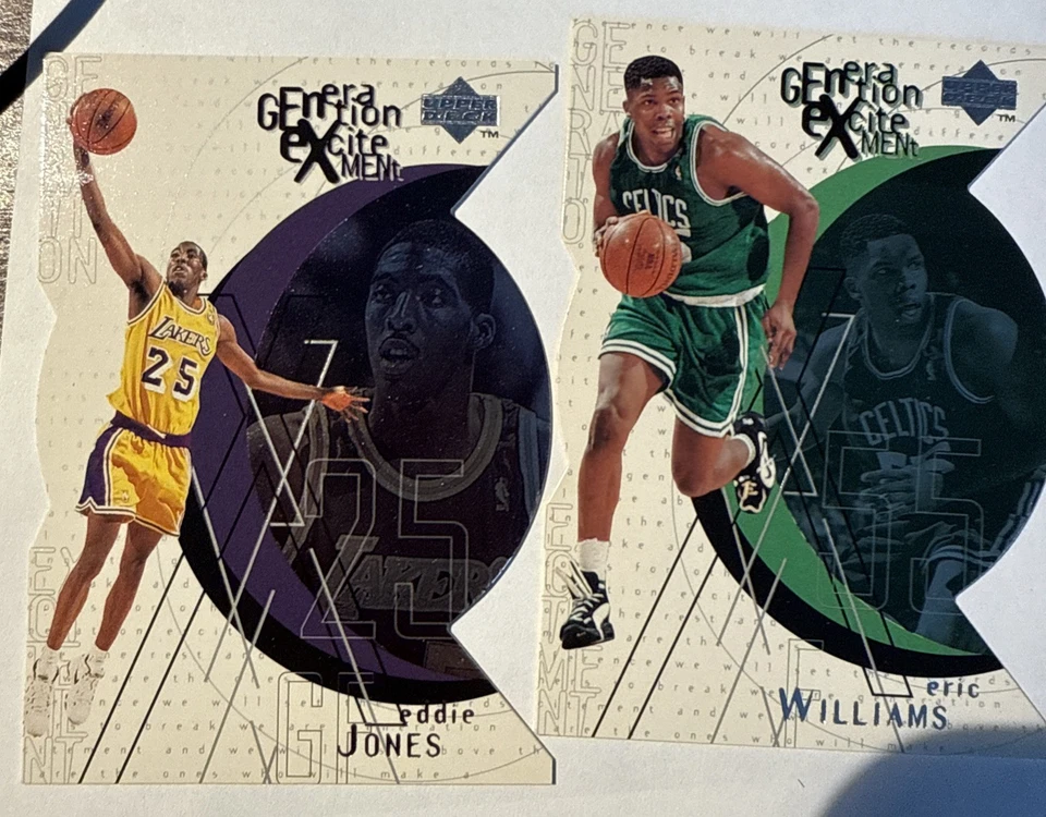 LOTE DE INSERTOS AÑOS 90, 7 - 95-96 CUBIERTA SUPERIOR GENERACIÓN EMOCIÓN TROQUELADO PAQUETES 1:33 Foto 4 de 4