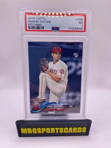 2018 Topps Shohei Ohtani #700 "Pitching" Rookie Card PSA 7
