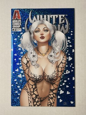 White Widow #2 Comic Book 2019 Szerdy Blue Foil Variant Absolute Comics Group
