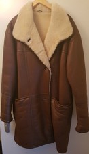 LAMMFELL LEDERJACKE  Gr. 42