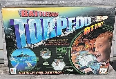 MB Schlachtschiff Torpedoangriff Brettspiel 2007. Komplett. 