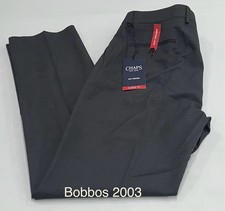 Chaps Men's Classic Fit Suit Trouser, Gray, Size 34X34