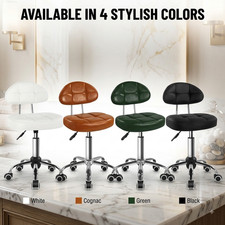 Hydraulic Esthetician Chair Rolling Salon Stool Facial Spa Chair Adjustable