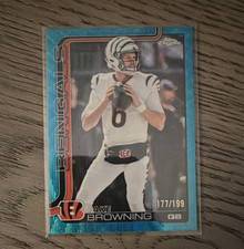 2023 Topps Chrome Jake Browning Aqua #63 /199 Bengals NFL