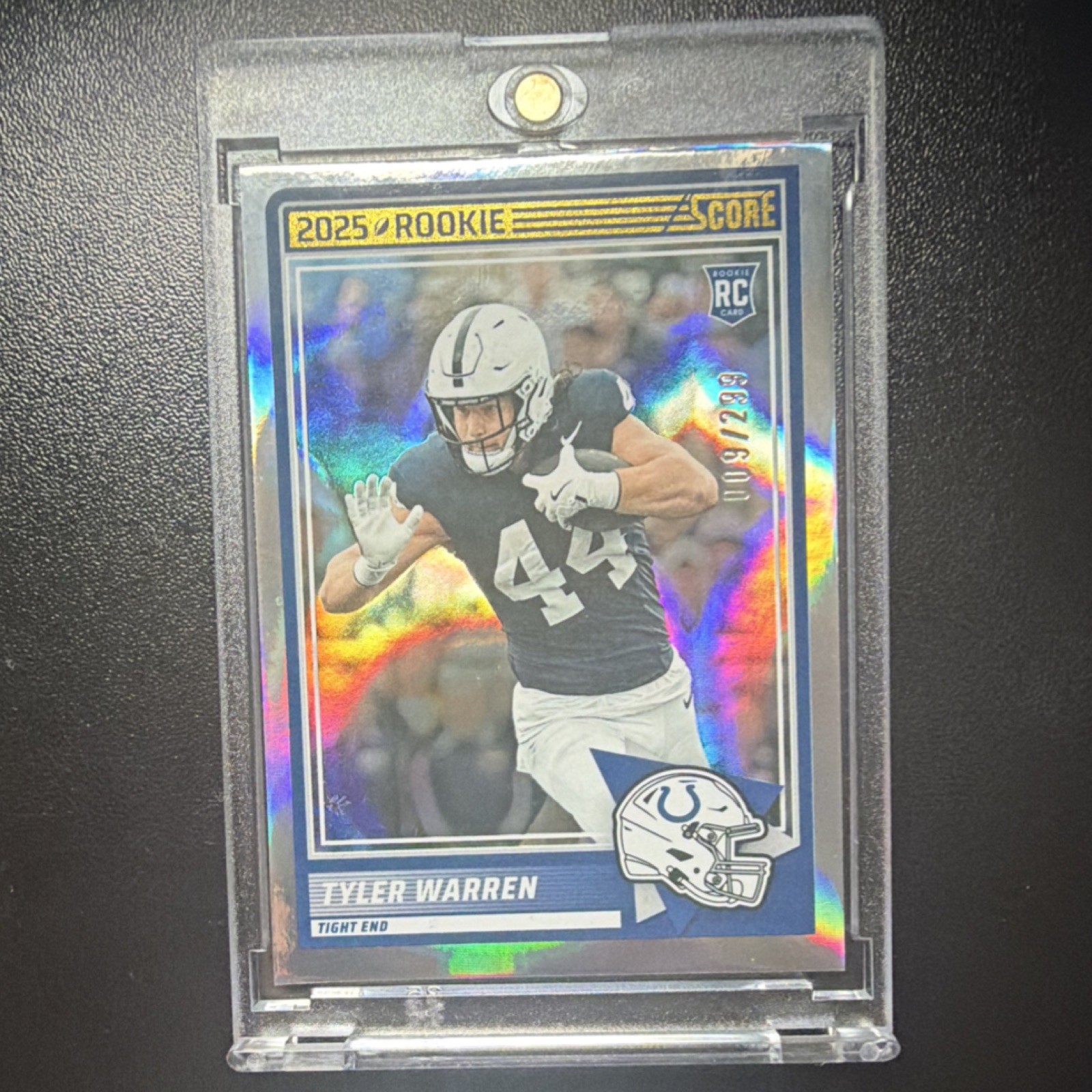 2025 Panini Score Rookie Circular #21 /299 Tyler Warren Penn State Colts 