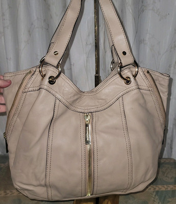 Michael Kors Moxley Leather Medium Shoulder Tote Bag - read description