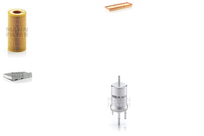 MANN-FILTER Inspektionspaket Filtersatz XL Filtereinsatz Aktivkohlefilter für VW