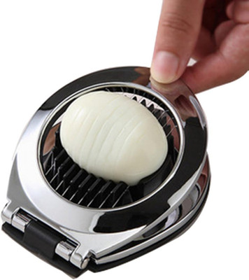 Stainless Steel Egg And Fruit Slicer with 3 Slicing Styles