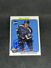 Bryce Salvador 2001-02 Upper Deck Vintage St. Louis Blues Signed Auto Card #224