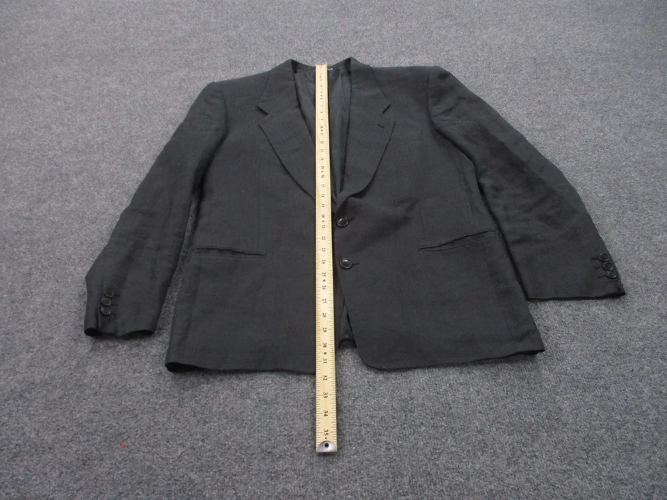 Giorgio Armani куртка мужчин 41 льняной льна Италии Sport Blazer пальто бизнес классический - Изображение 3 из 4