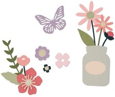 Sizzix Thinlits 662514 Garden Florals by MLH