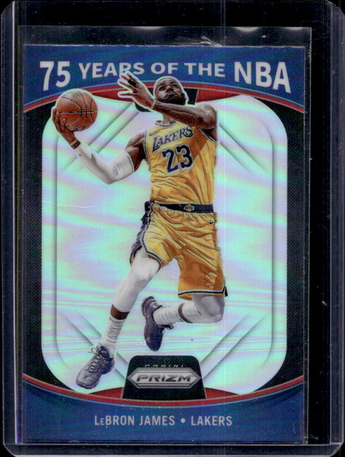 2021-22 Donruss Optic LeBron James 75 Years of the NBA (Panini Prizm) #1 Lakers
