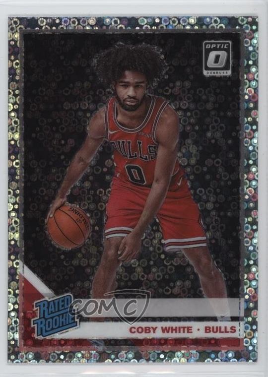 2019-20 Panini Donruss Optic Rated Rookie Fast Break Prizm Coby White #180 1hh3