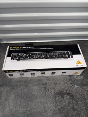 Behringer U-Phoria UMC404HD USB Audio/MIDI Interface 24-Bit 192