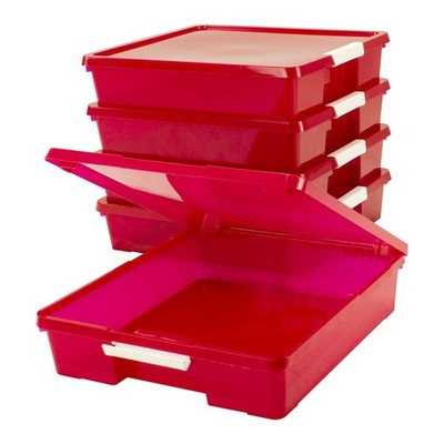 Storex Classroom Craft Project Stacking Plastic Organizer Fits 12X12