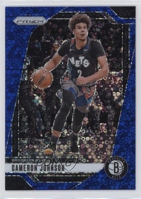2024-25 Panini Prizm Fast Break Blue Prizm 10/150 Cameron Johnson #202 11nu