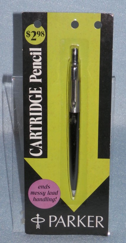 Vintage 1970's PARKER Cartridge Pencil, New Old Stock, Seale