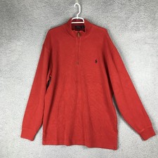 Polo Ralph Lauren Sweater Mens Large Tall Quarter Zip Pullover Pony Pullover