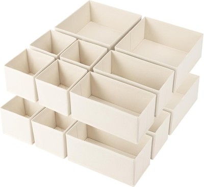 Criusia Drawer Organizer Clothes,16 Pack Underwear Drawer Organizers
