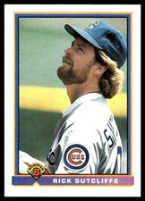 Rick Sutcliffe 1991 Bowman #430 Chicago Cubs MLB READ FREE SHIPPING AutographDen