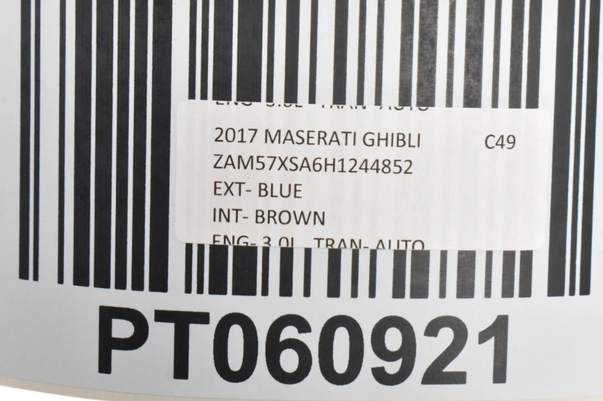 Maserati Ghibli 2014-2020 Scuff plate P/N 6700114150