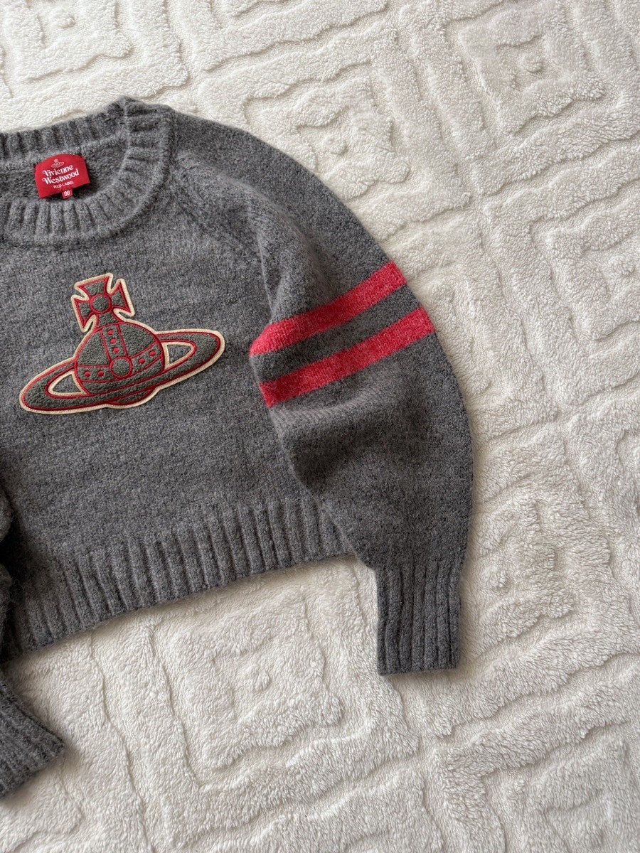 Vivienne Westwood red label oversized Knitted sweater big logo