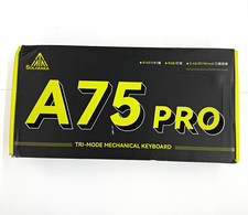 SOLAKAKA A75 PRO Tri-Mode Mechanical Keyboard 81-Key RGB QWERTY Brown/White